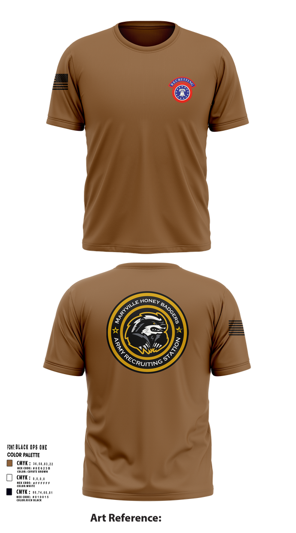 USAREC 47194249 Short Sleeve Performance Shirt - 1