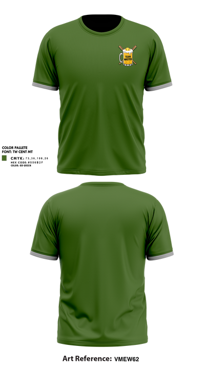 Team Wasted 73417864 Short Sleeve Performance Shirt -2