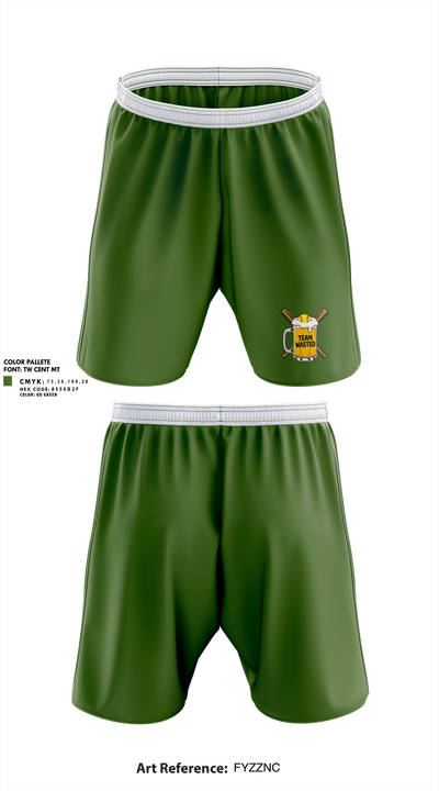 Team Wasted 73417864 Athletic Shorts With Pockets - 2