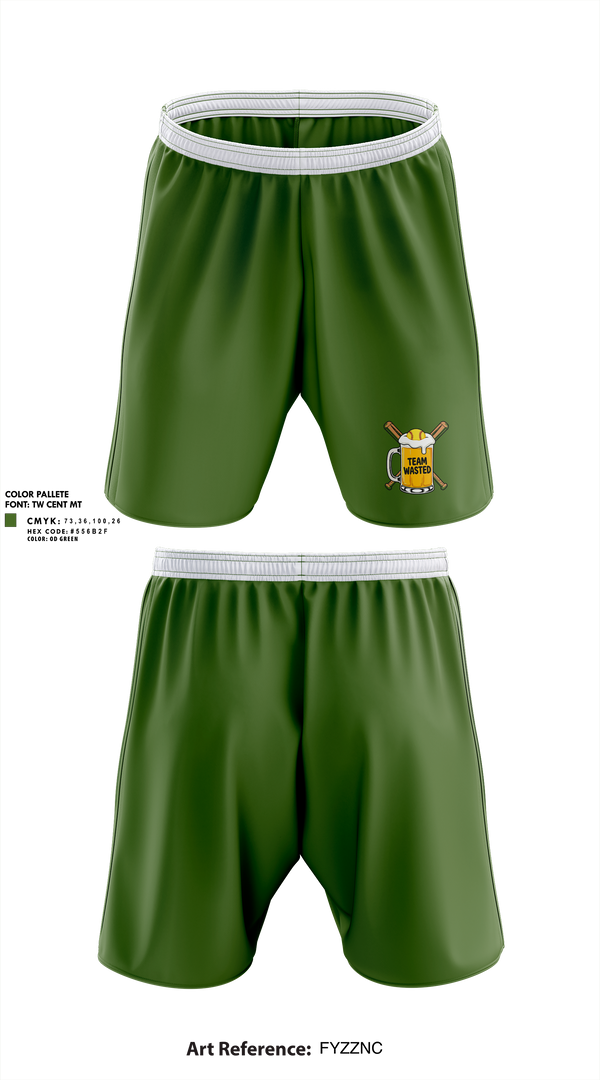 Team Wasted 73417864 Athletic Shorts With Pockets - 2