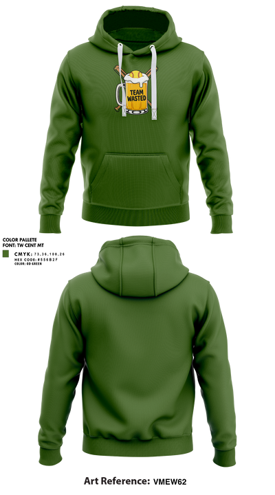 Team Wasted 73417864 Hoodie - 1