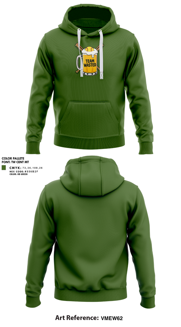 Team Wasted 73417864 Hoodie - 1