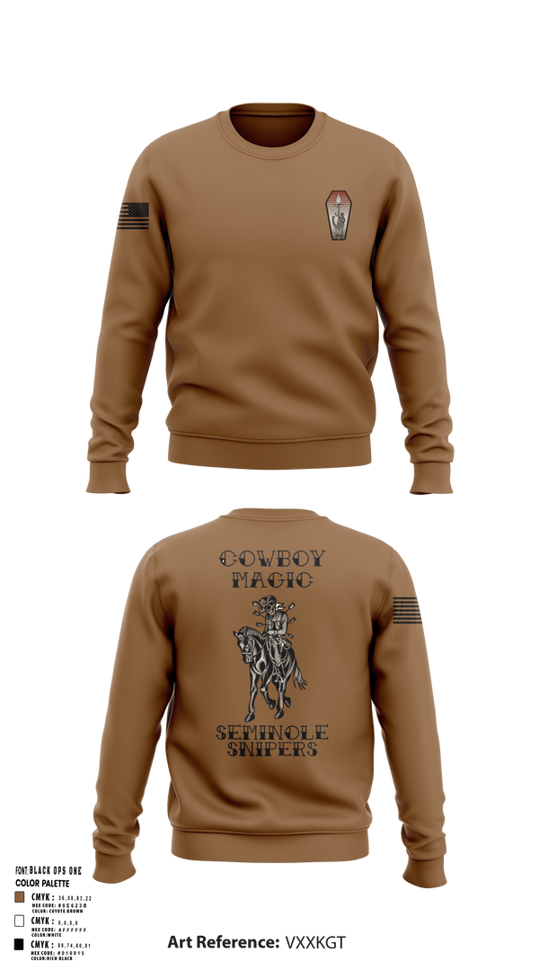 2-124IN SNIPER 8082556 Crew Neck Sweatshirt - 101