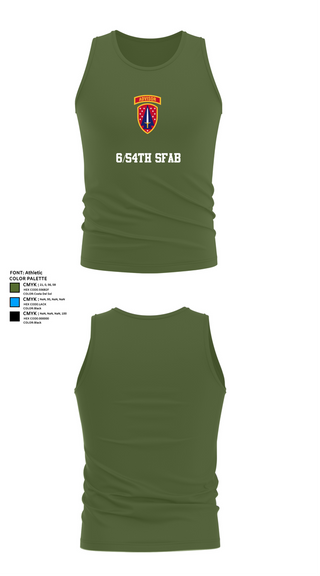 Tank Top, 6/54th SFAB, National Guard, Teamtime, Team time, sublimation, custom sports apparel, team uniforms, spirit wear, spiritwear, sports uniforms, custom shirts, team store, custom team store, fundraiser sports, apparel fundraiser