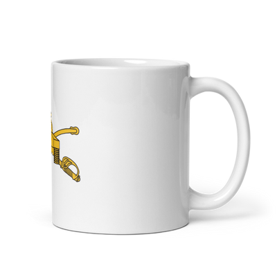 Charlie Company 120th INF 49997555 White Glossy Mug - Large