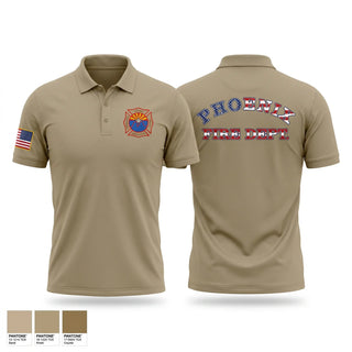 Short Sleeve Performance Polo, Phoenix Fire Department, Fire Department, Teamtime, Team time, sublimation, custom sports apparel, team uniforms, spirit wear, spiritwear, sports uniforms, custom shirts, team store, custom team store, fundraiser sports, apparel fundraiser