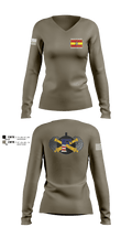 Freedom FSC, 1-320th FAR 86167729 Women's Long Sleeve V-neck Shirt - 2