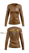 54th Medical Company Women's Long Sleeve V-neck Shirt - 13