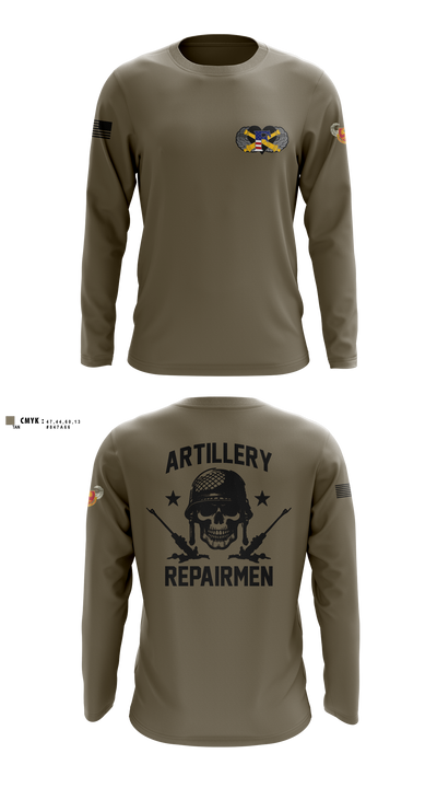 1-320th FA, Fox Battery 2295294 Long Sleeve Performance Shirt- 1