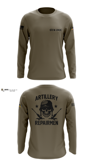1-320th FA, Fox Battery 2295294 Long Sleeve Performance Shirt 3