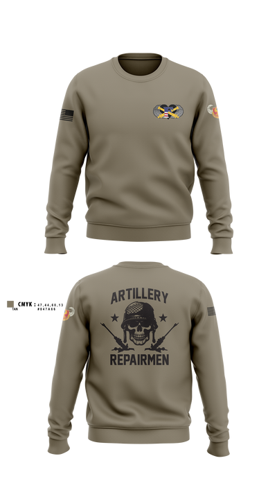 1-320th FA, Fox Battery 2295294 Crew Neck Sweatshirt - 1