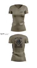 1-320th FA, Fox Battery 2295294 Women's Short Sleeve V-neck Shirt - 1