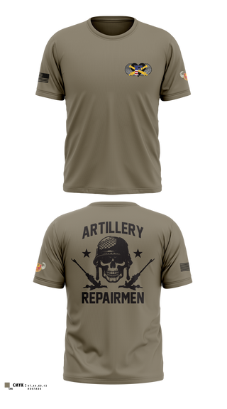 1-320th FA, Fox Battery 2295294 Old School Cotton Feel Shirt - 1