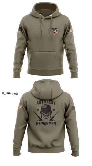 1-320th FA, Fox Battery 2295294 Hoodie -1