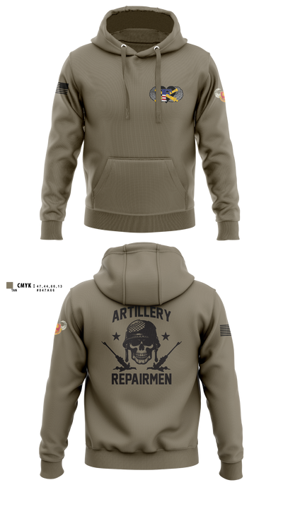 1-320th FA, Fox Battery 2295294 Hoodie -1