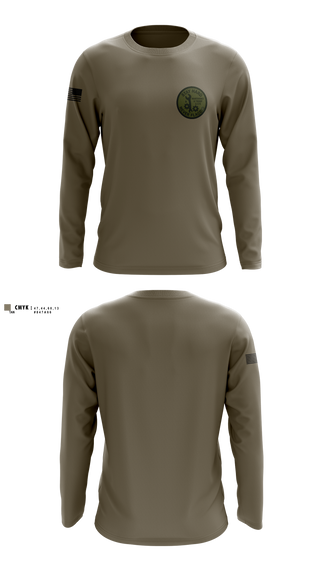 H Troop 3/278 ACR 93577618 Long Sleeve Performance Shirt - 1