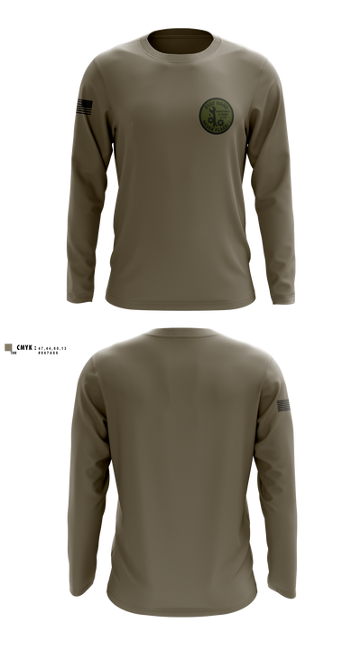 H Troop 3/278 ACR 93577618 Long Sleeve Performance Shirt - 1
