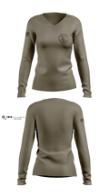 H Troop 3/278 ACR 93577618 Women's Long Sleeve V-neck Shirt - 1