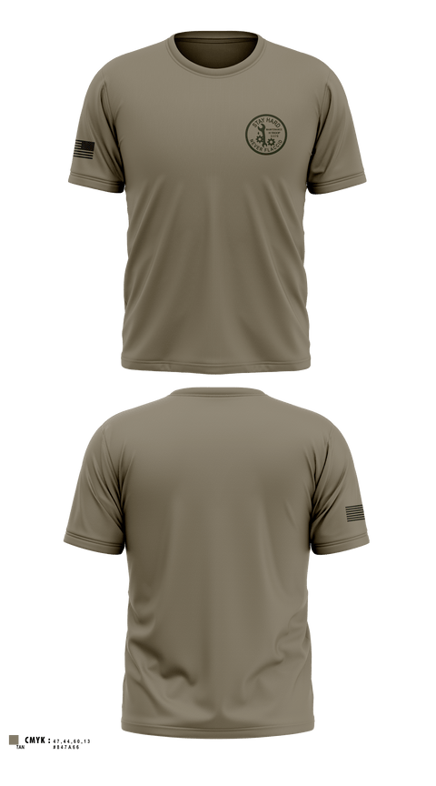 H Troop 3/278 ACR 93577618 Old School Cotton Feel Shirt - 1