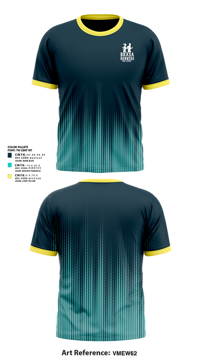 Brasa Runners NJ 22301494 Short Sleeve Performance Shirt - 2