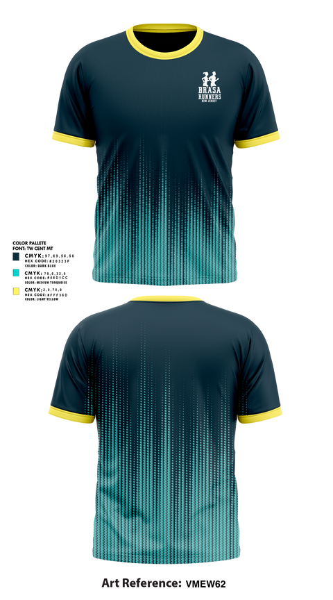 Brasa Runners NJ 22301494 Short Sleeve Performance Shirt - 2