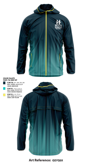 Brasa Runners NJ 22301494 Windbreaker - 2