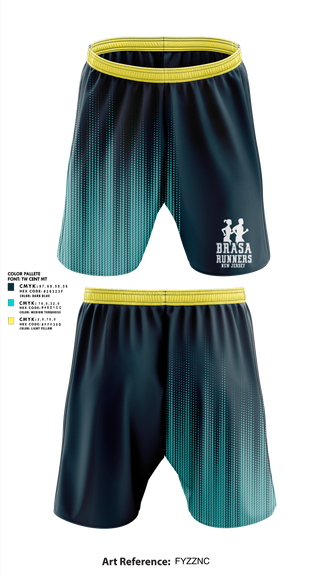 Brasa Runners NJ 22301494 Athletic Shorts With Pockets - 2