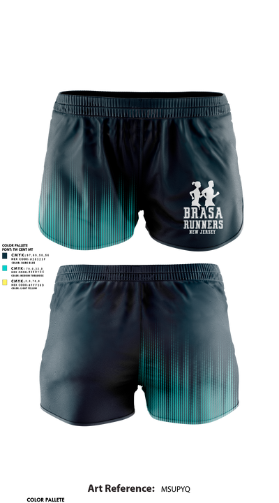 Brasa Runners NJ 22301494 Women's Shorts - 2