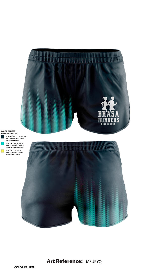 Brasa Runners NJ 22301494 Women's Shorts - 2