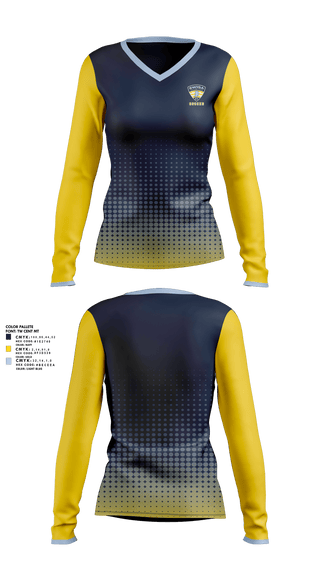 Tsunami 79612793 Women's Long Sleeve V-neck Shirt - 1