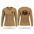 Training Support Company Yard Dogs Women's Long Sleeve V-neck Shirt - 1
