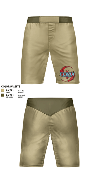 FENIX LUCHA LIBRE 50435198 Fight Shorts - 1