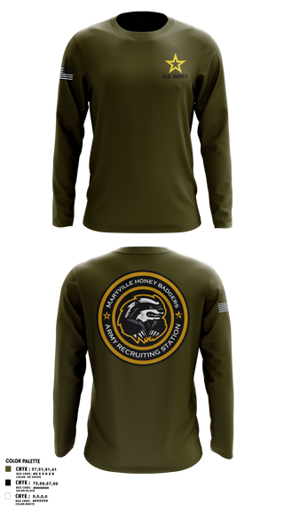 Maryville Honeybadger 60960842 Long Sleeve Performance Shirt- 7