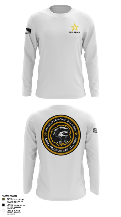 Maryville Honeybadger 60960842 Long Sleeve Performance Shirt- 8