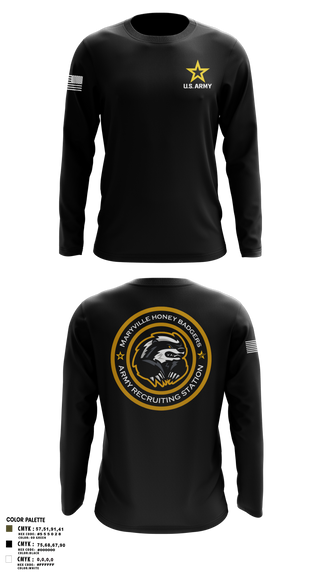 Maryville Honeybadger 60960842 Long Sleeve Performance Shirt- 9