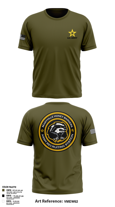 Maryville Honeybadger 60960842 Short Sleeve Performance Shirt - 7