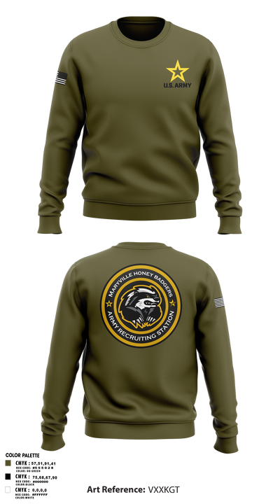 Maryville Honeybadger 60960842 Crew Neck Sweatshirt - 7