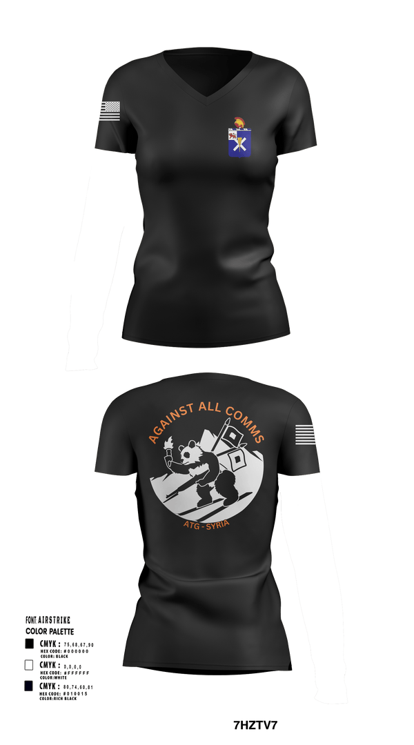 S6 1-32 IN 64050243 Women's Short Sleeve V-neck Shirt - 102