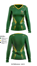 Woodbridge Vikings 2054011 Women's Long Sleeve V-neck Shirt - 1