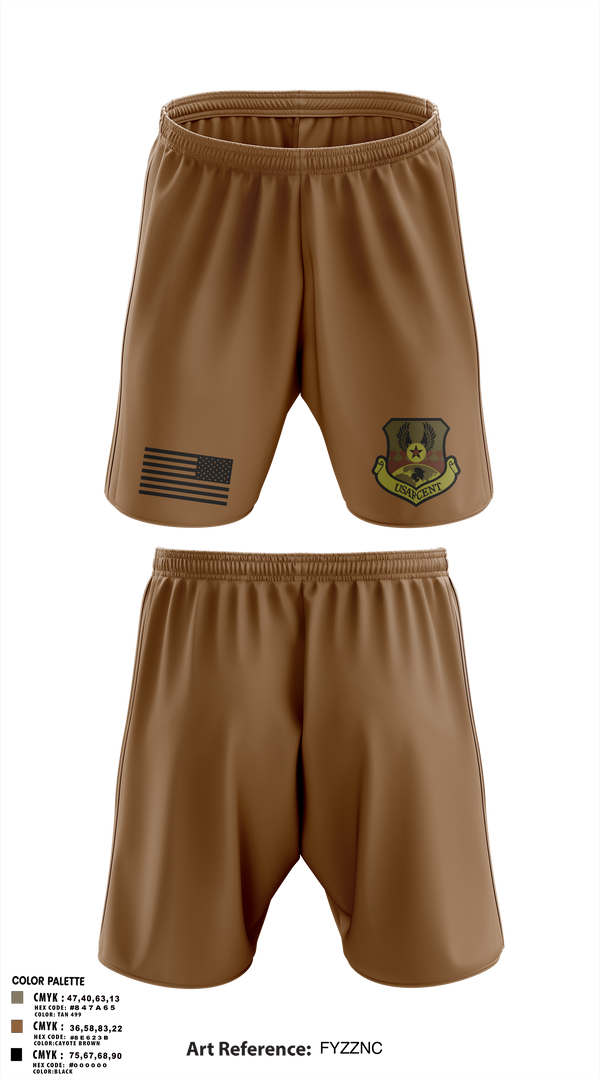 380 ESFS 95267878 Athletic Shorts With Pockets - 107
