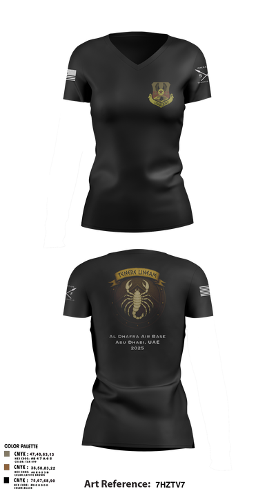 380 ESFS 95267878 Women's Short Sleeve V-neck Shirt - 106