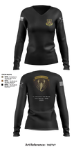 380 ESFS 95267878 Women's Long Sleeve V-neck Shirt - 106