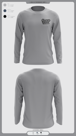 Champs AcademyCanadian dream llc 67159997 Long Sleeve Performance Shirt 1