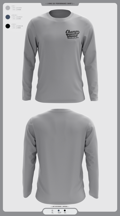 Champs AcademyCanadian dream llc 67159997 Long Sleeve Performance Shirt 1