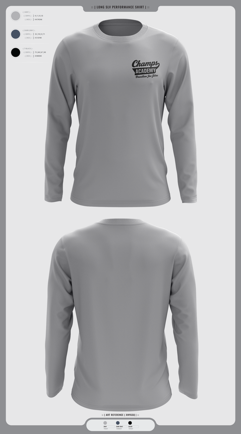 Champs AcademyCanadian dream llc 67159997 Long Sleeve Performance Shirt 1
