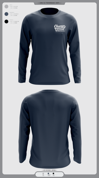 Champs AcademyCanadian dream llc 67159997 Long Sleeve Performance Shirt 2