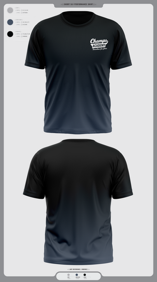 Champs AcademyCanadian dream llc 67159997 Short Sleeve Performance Shirt - 3