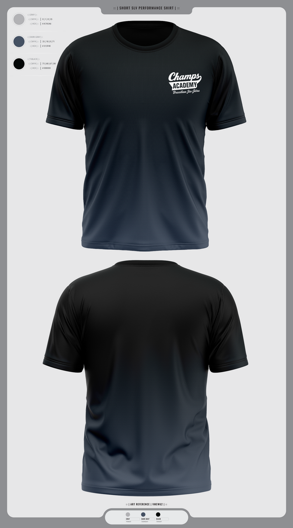 Champs AcademyCanadian dream llc 67159997 Short Sleeve Performance Shirt - 3