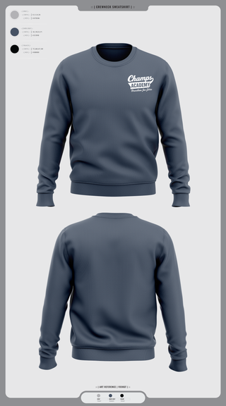 Champs AcademyCanadian dream llc 67159997 Crew Neck Sweatshirt - 2