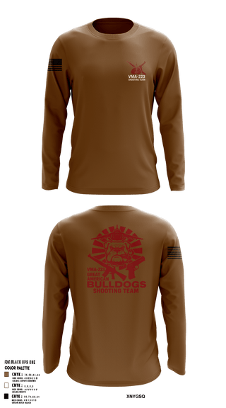 VMA-223 90216803 Long Sleeve Performance Shirt 101